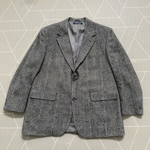 Brooks Brothers Houndstooth Blazer 100% Pure Camel Hair Size 43R-44R L-XL